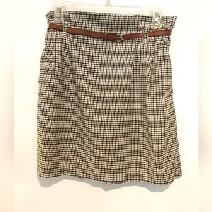 FREE leather belt with purchase of this New Petites Skirt with pockets